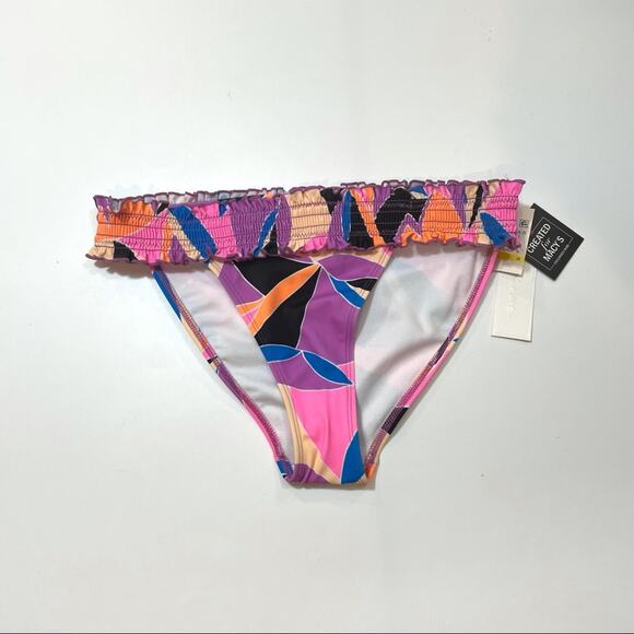 Salt+Cove Kaleidescope Smocked Bikini Swim Bottom - Picture 5 of 7